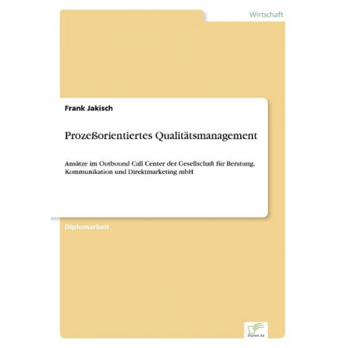 Frank Jakisch - Prozeßorientiertes Qualitätsmanagement