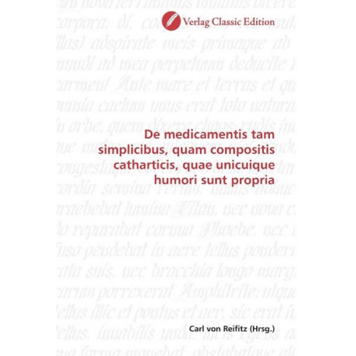 Medicamentis tam simplicibus, quam compositis catharticis, q