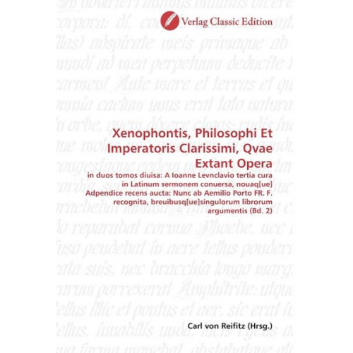 Xenophontis, Philosophi Et Imperatoris Clarissimi, Qvae Exta