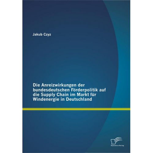 Jakub Czyz - Die Anreizwirkungen der bundesdeutschen Förderpolitik auf die Supply Chain im Markt für Windenergie in Deutschland