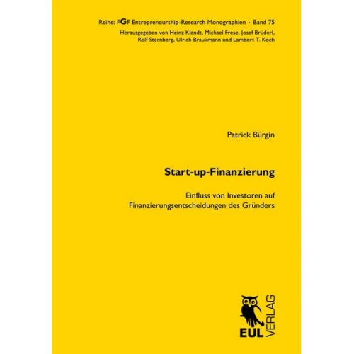 Patrick Bürgin - Start-up-Finanzierung