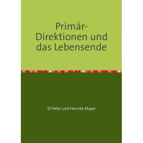 Henrike Mayer - Primär-Direktionen und das Lebensende