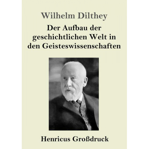 Wilhelm Dilthey - Der Aufbau der geschichtlichen Welt in den Geisteswissenschaften (Großdruck)