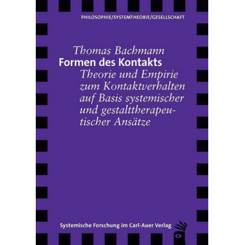 Thomas Bachmann - Formen des Kontakts