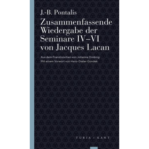 J.-B. Pontalis - Zusammenfassende Wiedergabe der Seminare IV–VI von Jacques Lacan