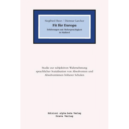 Siegfried Baur & Dietmar Larcher - Fit für Europa