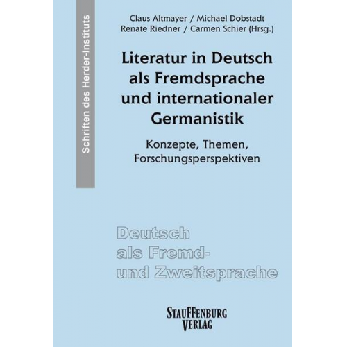 Literatur in Deutsch als Fremdsprache und internationaler Germanistik