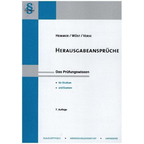 Karl-Edmund Hemmer & Achim Wüst & Verse - Heraqusgabeansprüche