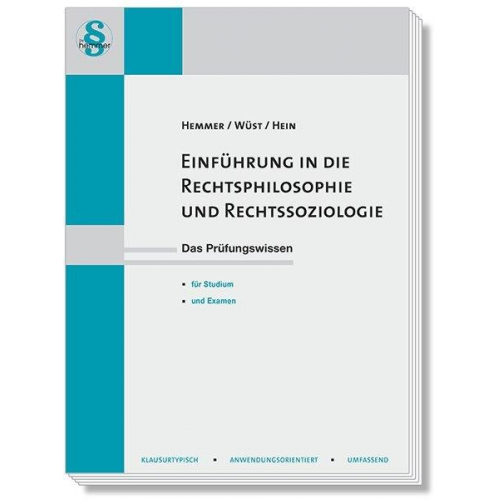 Karl-Edmund Hemmer & Achim Wüst & Michael Hein & Bühler - Einführung in die Rechtsphilosophie und Rechtssoziologie