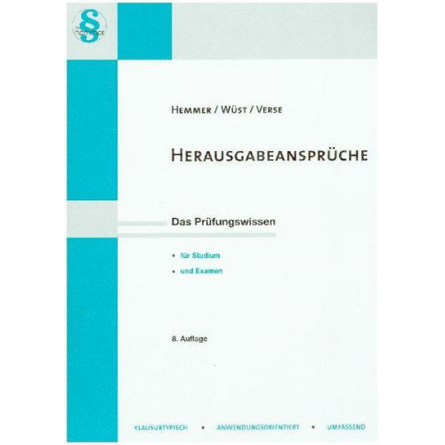 Karl-Edmund Hemmer & Achim Wüst & Verse & Michael Tyroller - Herausgabeansprüche