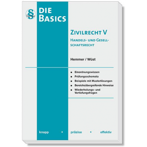 Karl-Edmund Hemmer & Achim Wüst & Clemens d'Alquen - Basics Zivilrecht V