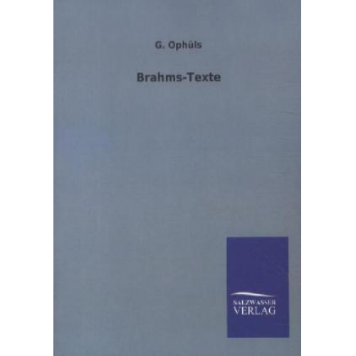 Brahms-Texte