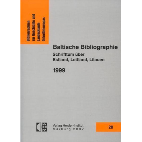 Baltische Bibliographie 1999