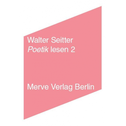 Walter Seitter - Poetik lesen 2