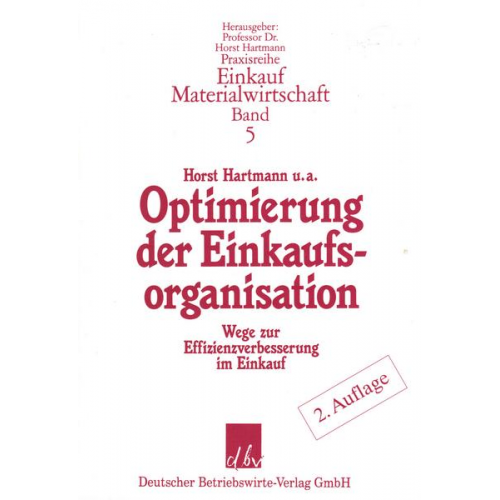 Horst Hartmann - Optimierung der Einkaufsorganisation.