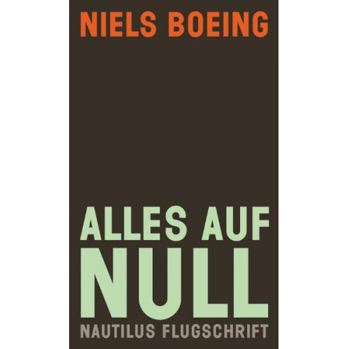 Niels Boeing - Alles auf Null