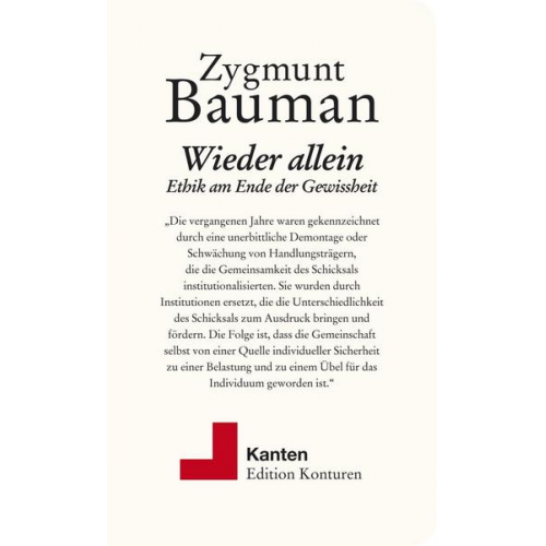 Zygmunt Bauman - Wieder allein