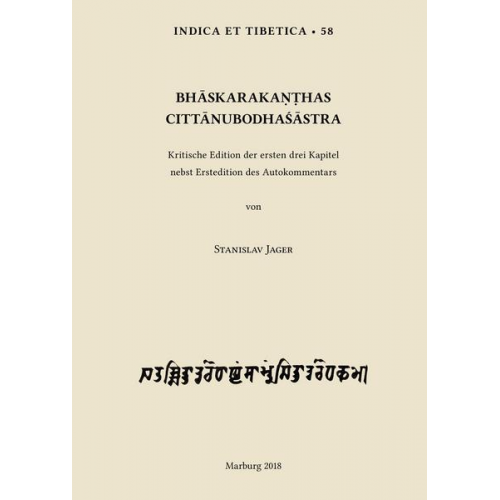 Bhaskarakanthas Cittanubodhasastra