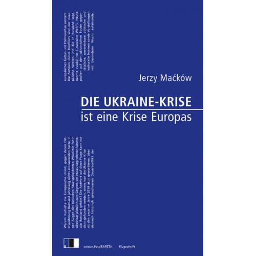 Jerzy Maćków - Die Ukraine-Krise ist eine Krise Europas