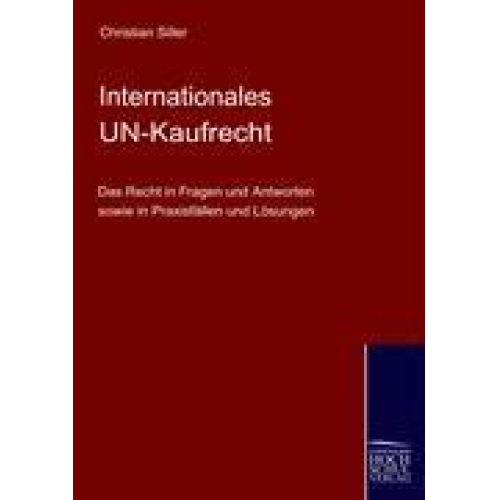 Christian Siller - Internationales UN-Kaufrecht