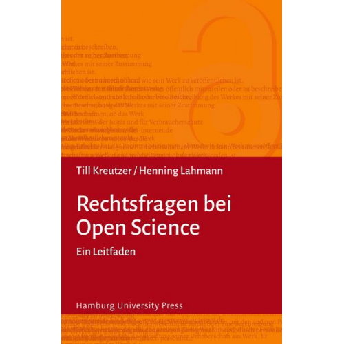 Till Kreutzer & Henning Lahmann - Rechtsfragen bei Open Science