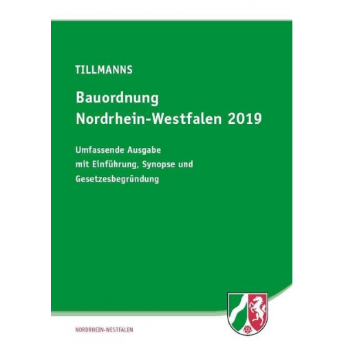 Reiner Tillmanns - Bauordnung Nordrhein-Westfalen 2019