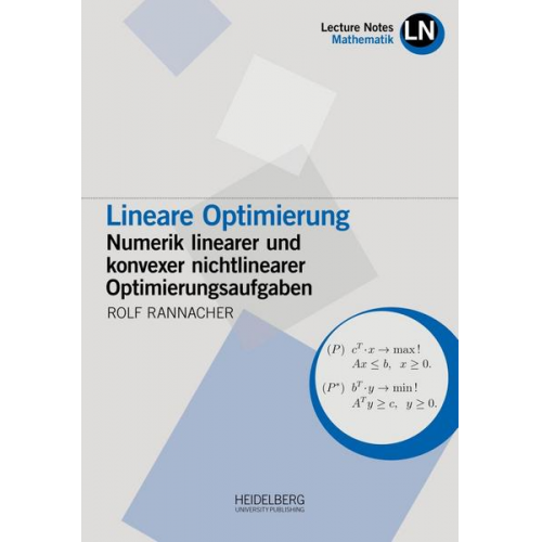 Rolf Rannacher - Lineare Optimierung