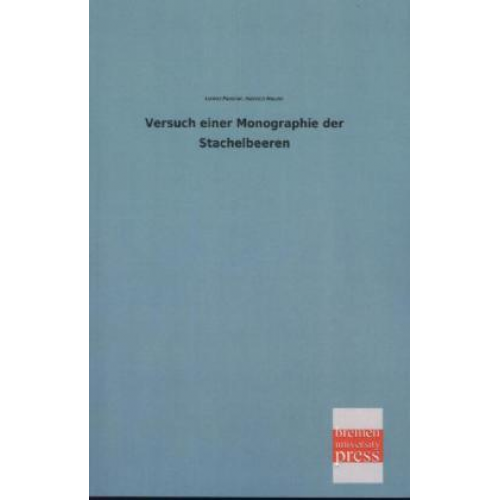 Lorenz Pansner - Versuch einer Monographie der Stachelbeeren