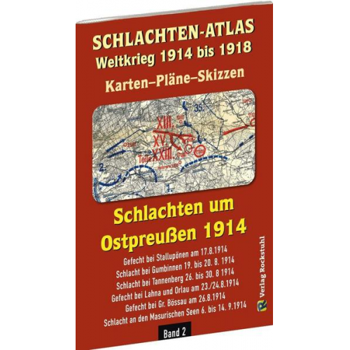 Historische Karten: Schlachten Um Ostpreussen 1914