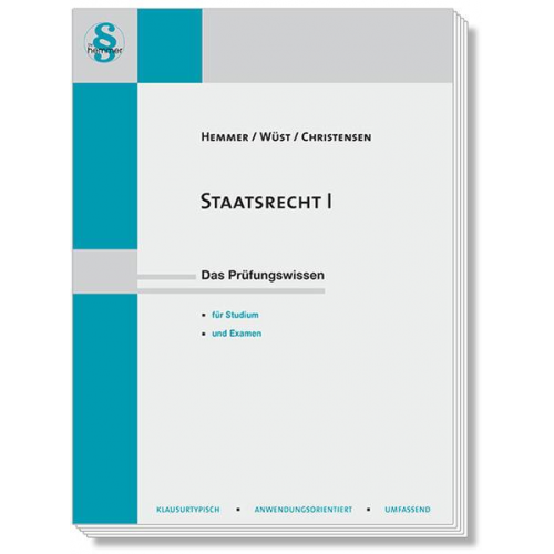 Karl-Edmund Hemmer & Achim Wüst & Ralph Christensen & Michael Grieger - Staatsrecht I