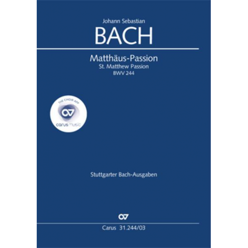 Johann Sebastian Bach - Matthäus-Passion (Klavierauszug)