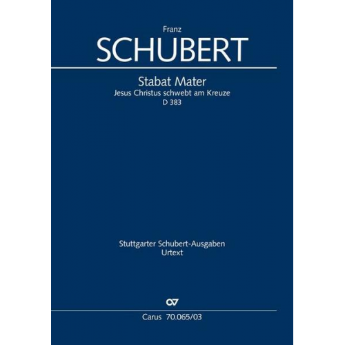 Franz Schubert - Stabat Mater (Klavierauszug)