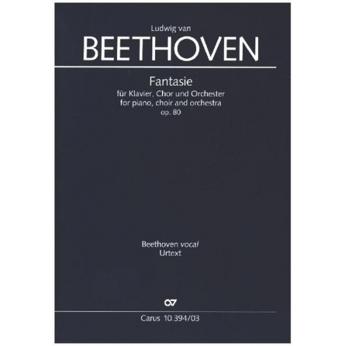 Ludwig van Beethoven - Fantasie für Klavier, Chor und Orchester (Klavierauszug)