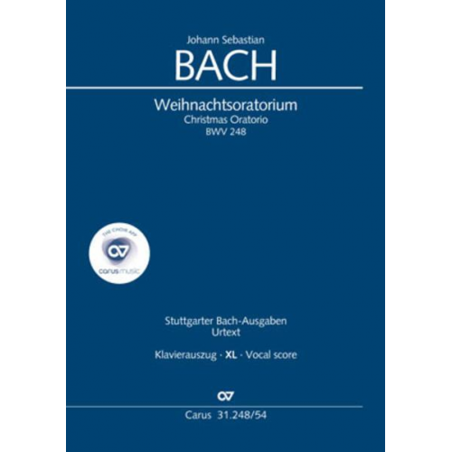 Johann Sebastian Bach - Weihnachtsoratorium (Klavierauszug XL deutsch/englisch)