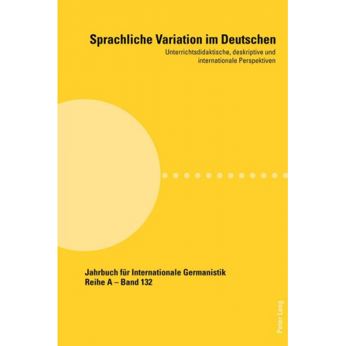 Sprachliche Variation im Deutschen