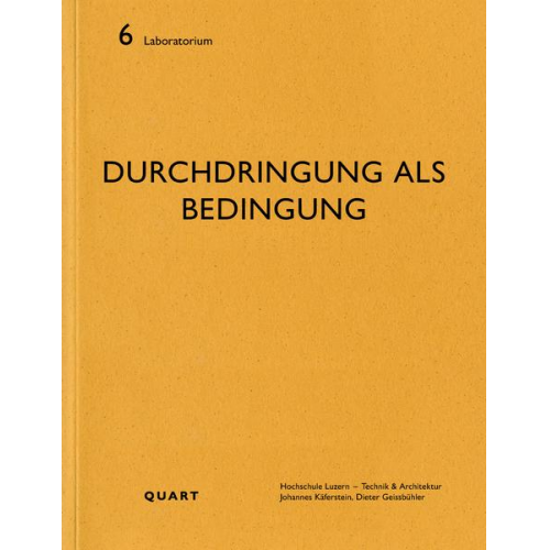 Dieter Geissbühler - Durchdringung als Bedingung