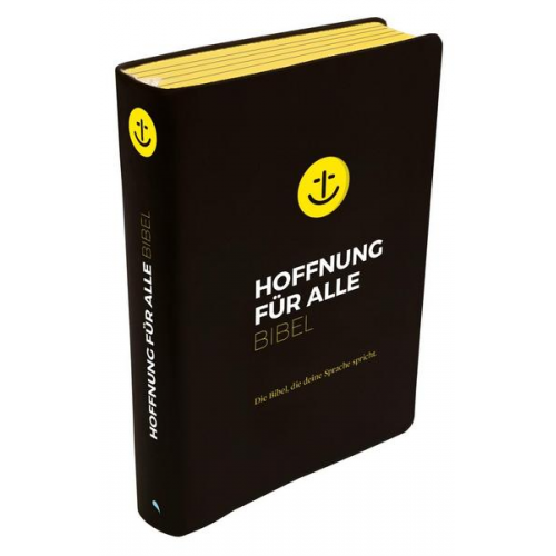 Hoffnung für alle. Die Bibel - 'Black Hope Edition' Großformat mit Loch-Stanzung