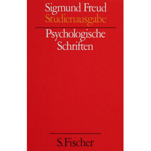 Sigmund Freud - Studienausgabe.