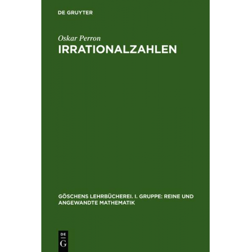 Oskar Perron - Irrationalzahlen