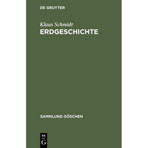 Klaus Schmidt - Erdgeschichte