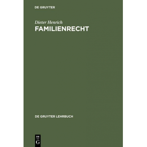 Dieter Henrich - Familienrecht