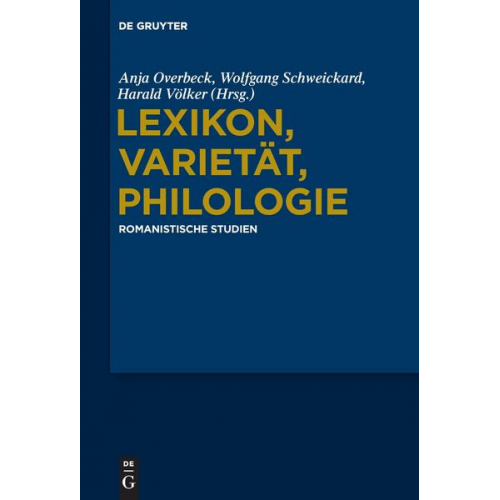 Lexikon, Varietät, Philologie