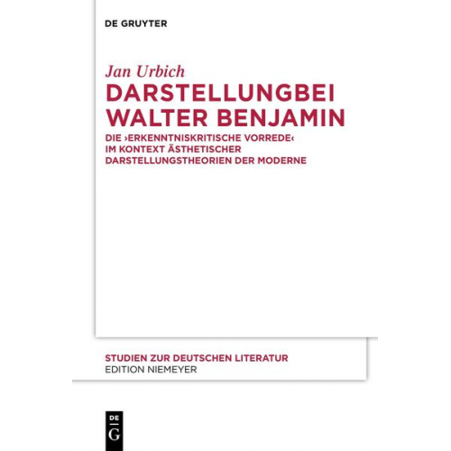 Jan Urbich - Darstellung bei Walter Benjamin