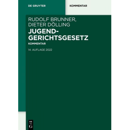 Rudolf Brunner & Dieter Dölling - Jugendgerichtsgesetz