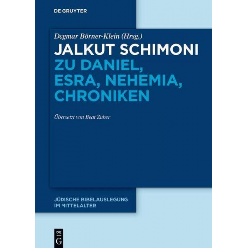 Jalkut Schimoni / Jalkut Schimoni zu Daniel, Esra, Nehemia, Chroniken