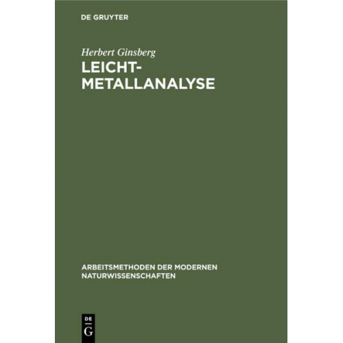 Herbert Ginsberg - Leichtmetallanalyse