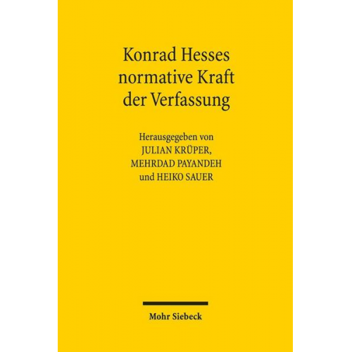 Konrad Hesses normative Kraft der Verfassung