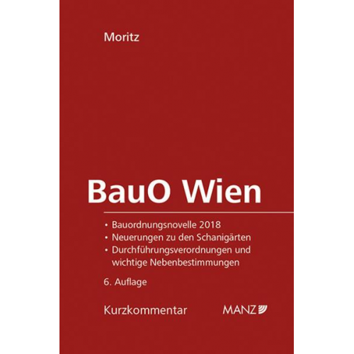 Reinhold Moritz - Bauordnung für Wien