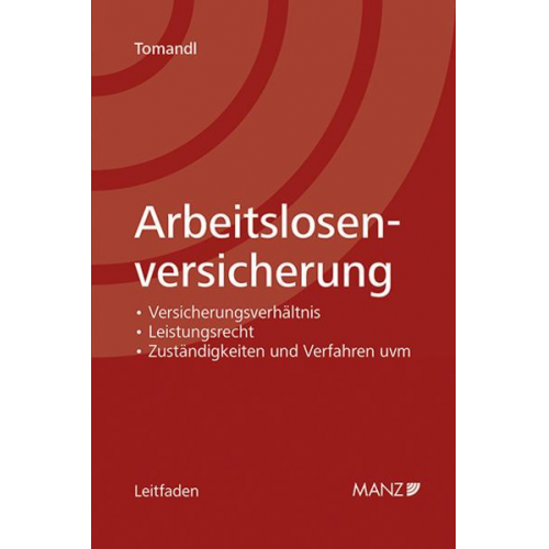 Theodor Tomandl - Arbeitslosenversicherung