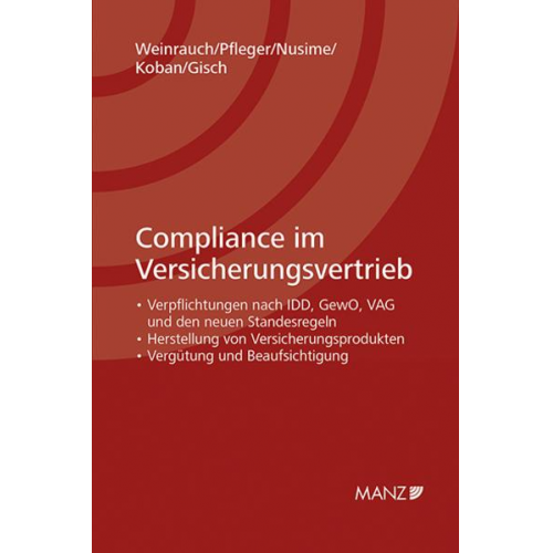 Roland Weinrauch & Ludwig Pfleger & Margot Nusime & Klaus Koban & Erwin Gisch - Compliance im Versicherungsvertrieb